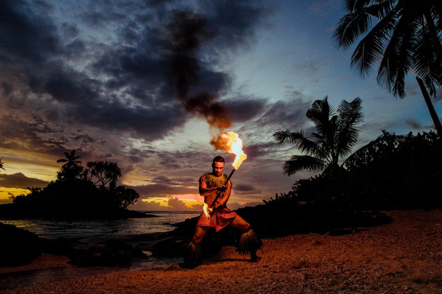 Samoa - Südsee - Fire Dancing