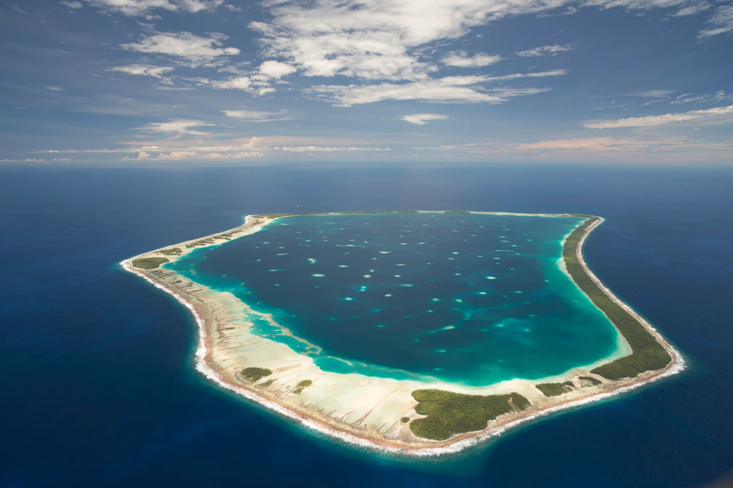 Cook Islands - Manihiki - Northern Atolls - Aerial View