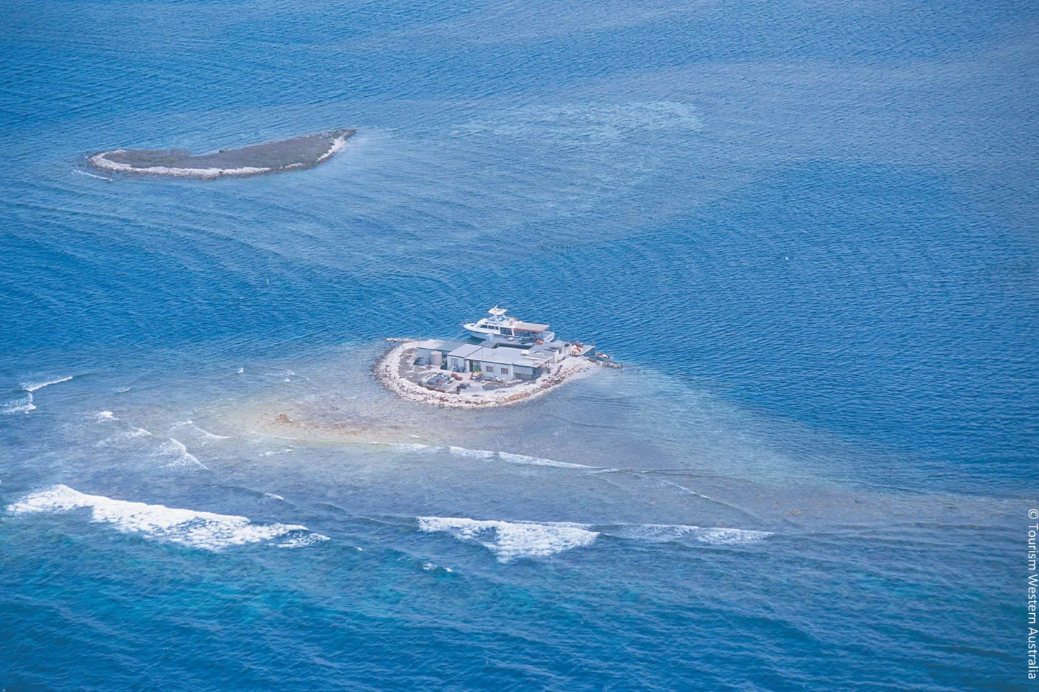 Aerial View of Foale Island - Houtman Abrolhols Islands