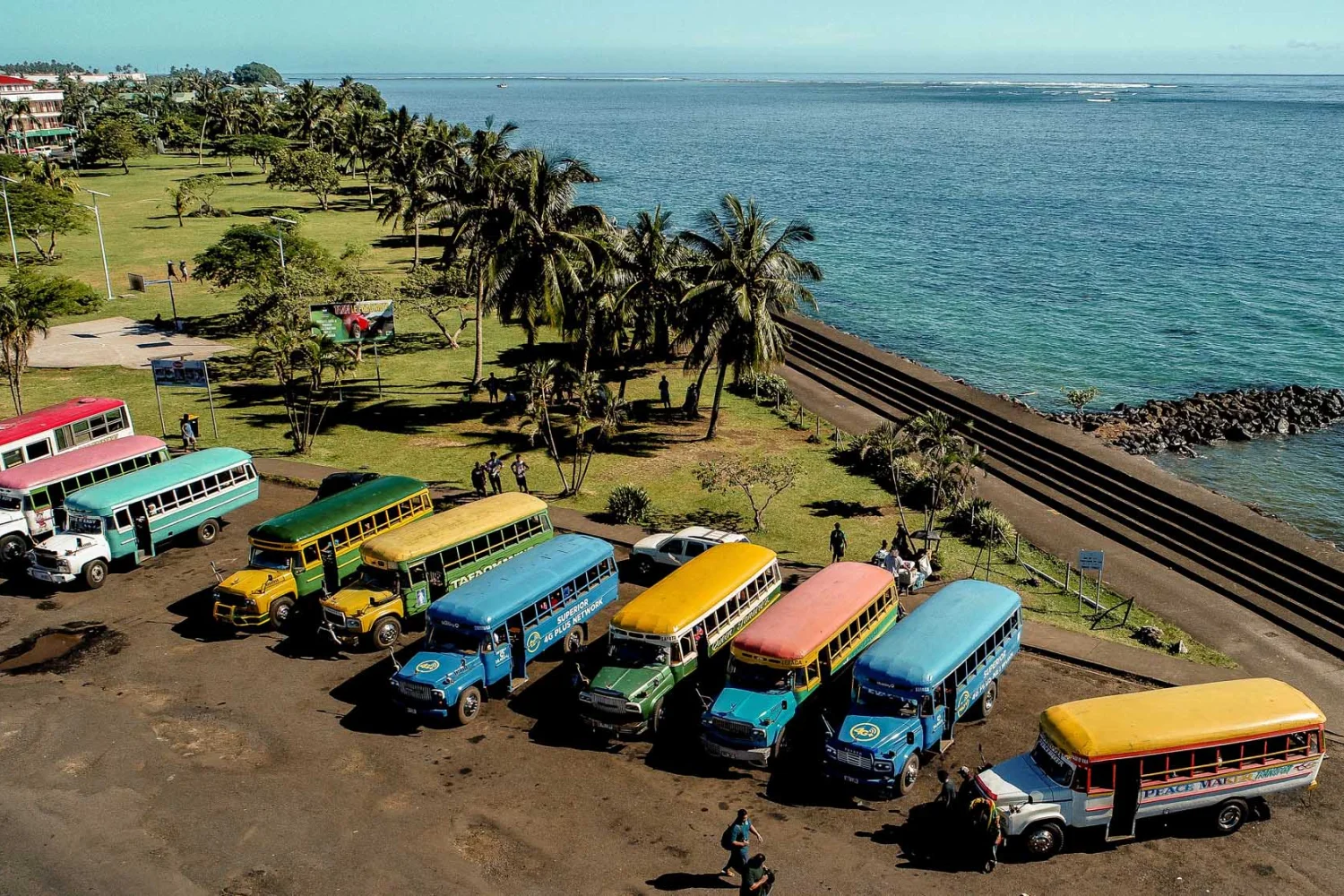 Samoa - Südsee - Bus Depot - Apia - Upolu