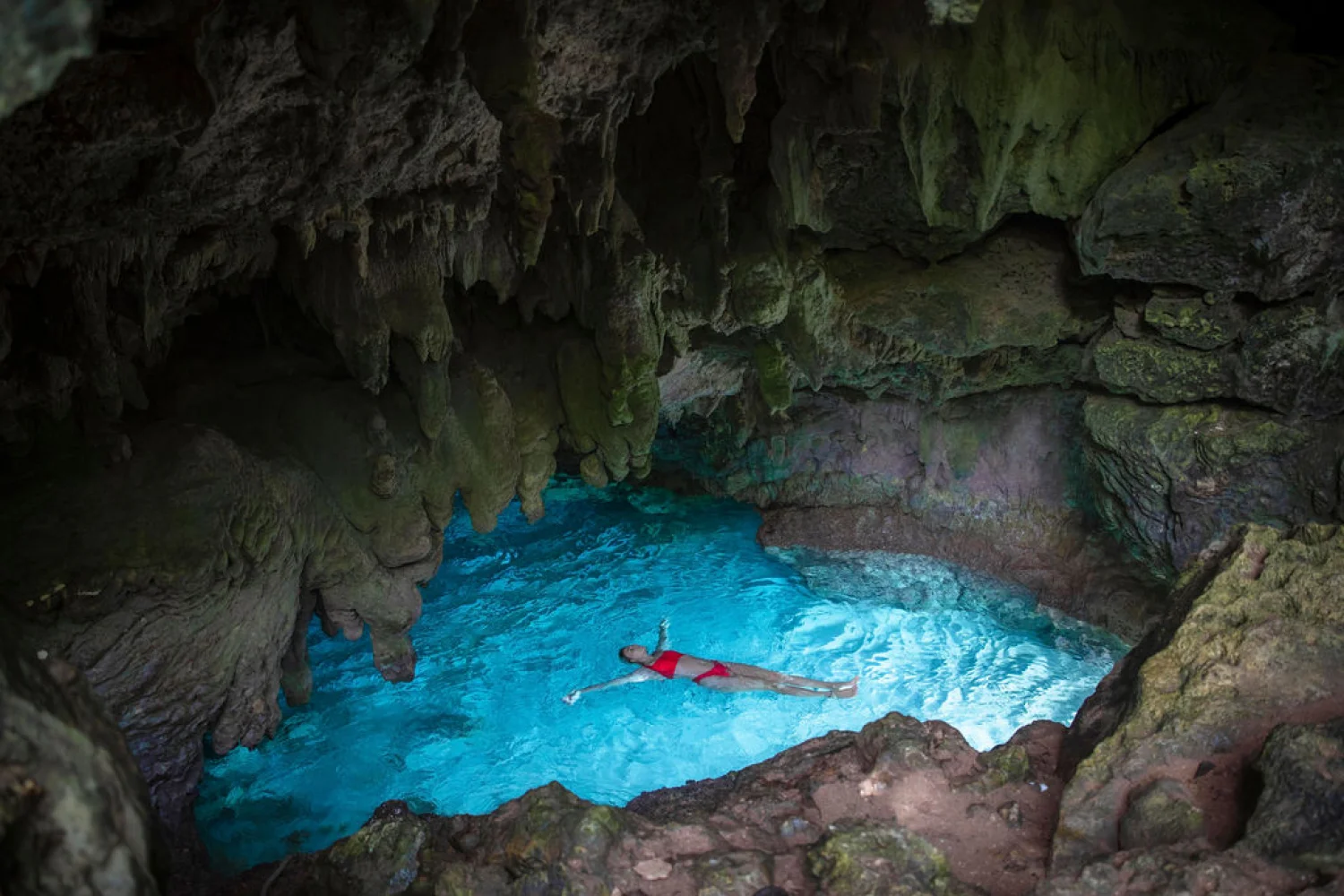Christmas Island Hidden Cave Pool