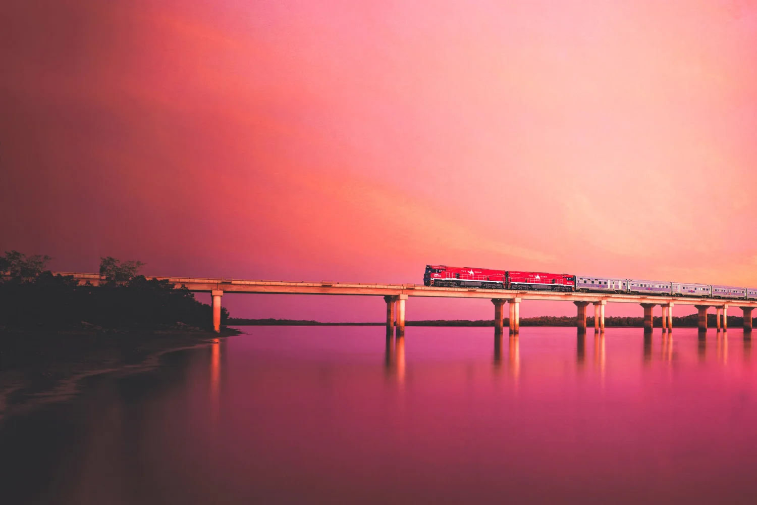 The Ghan - Great Southern Rail - Aerial_2