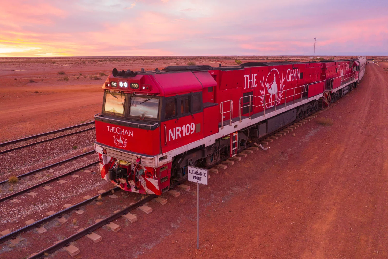The Ghan - Sunset - Hero image