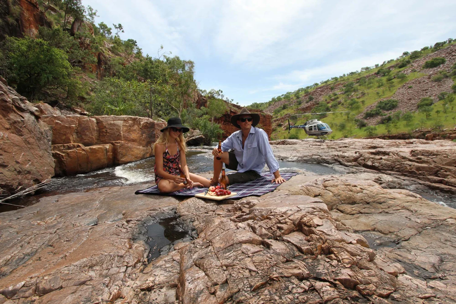 Kimberley Helikopter Safari - Picnic enroute