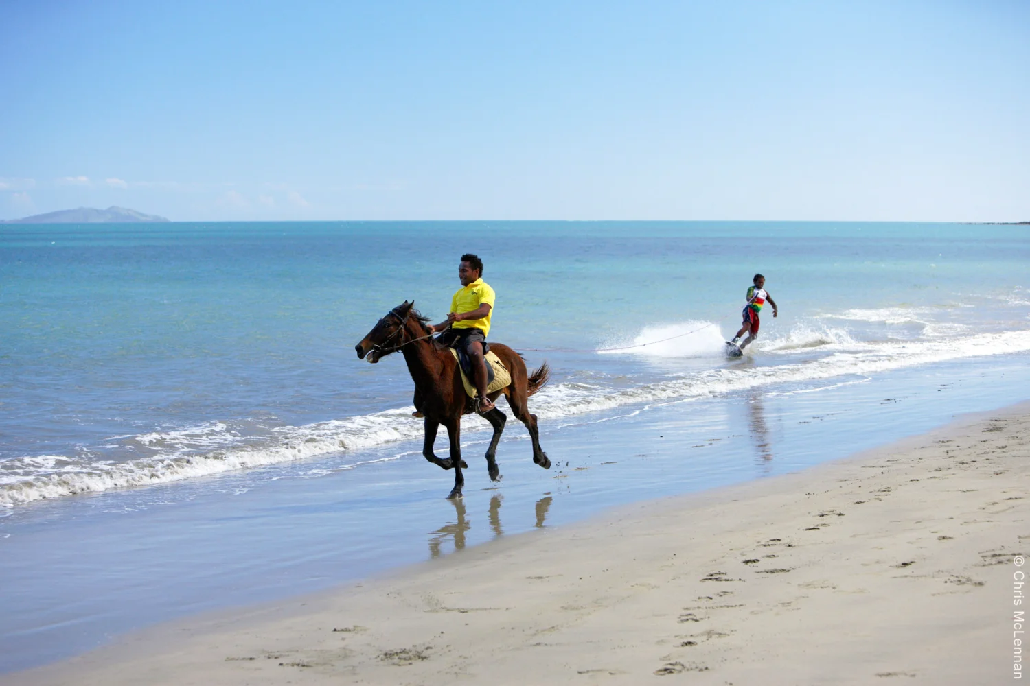 Fiji - Horse Wakeboarding