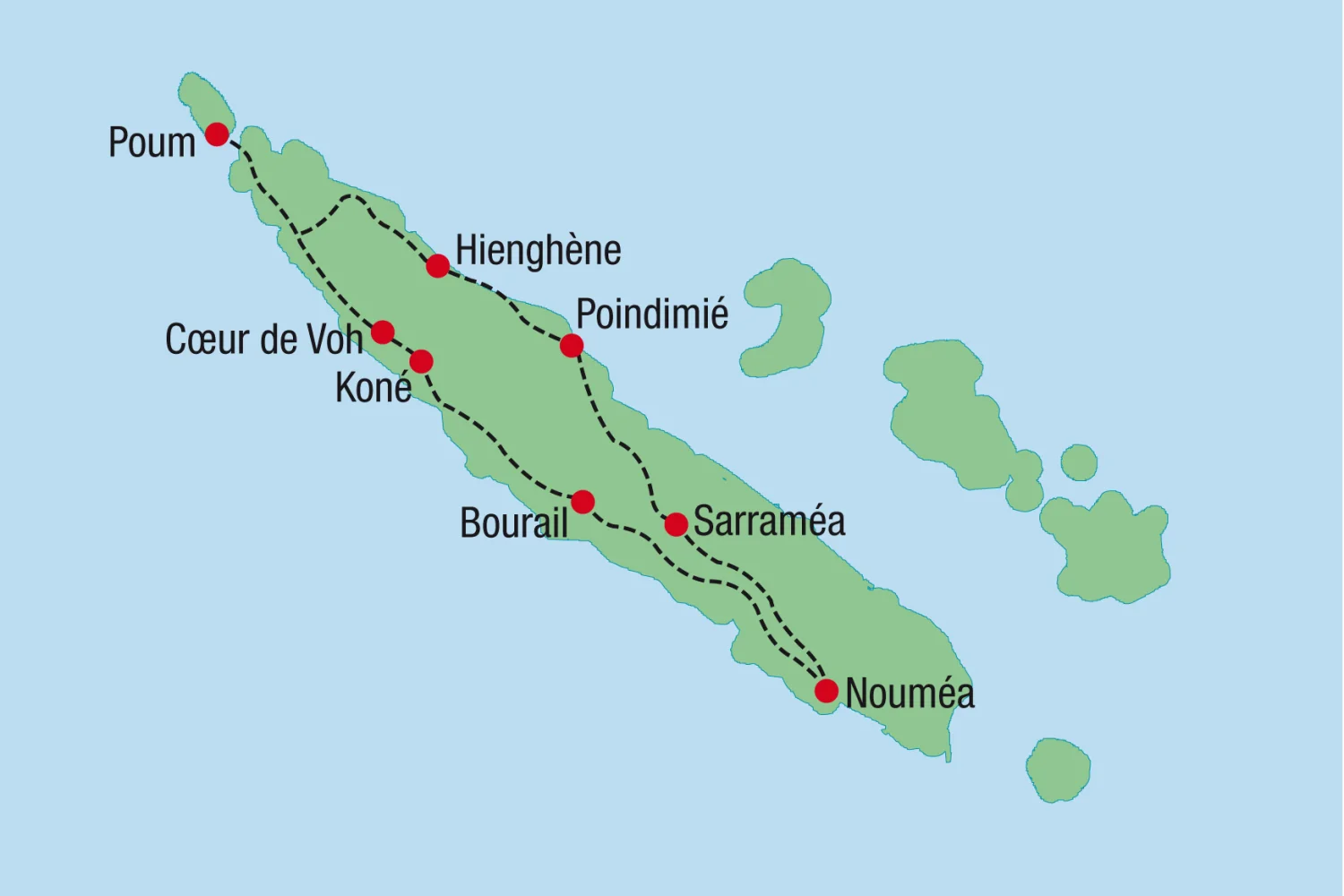 Map New Caledonia SD