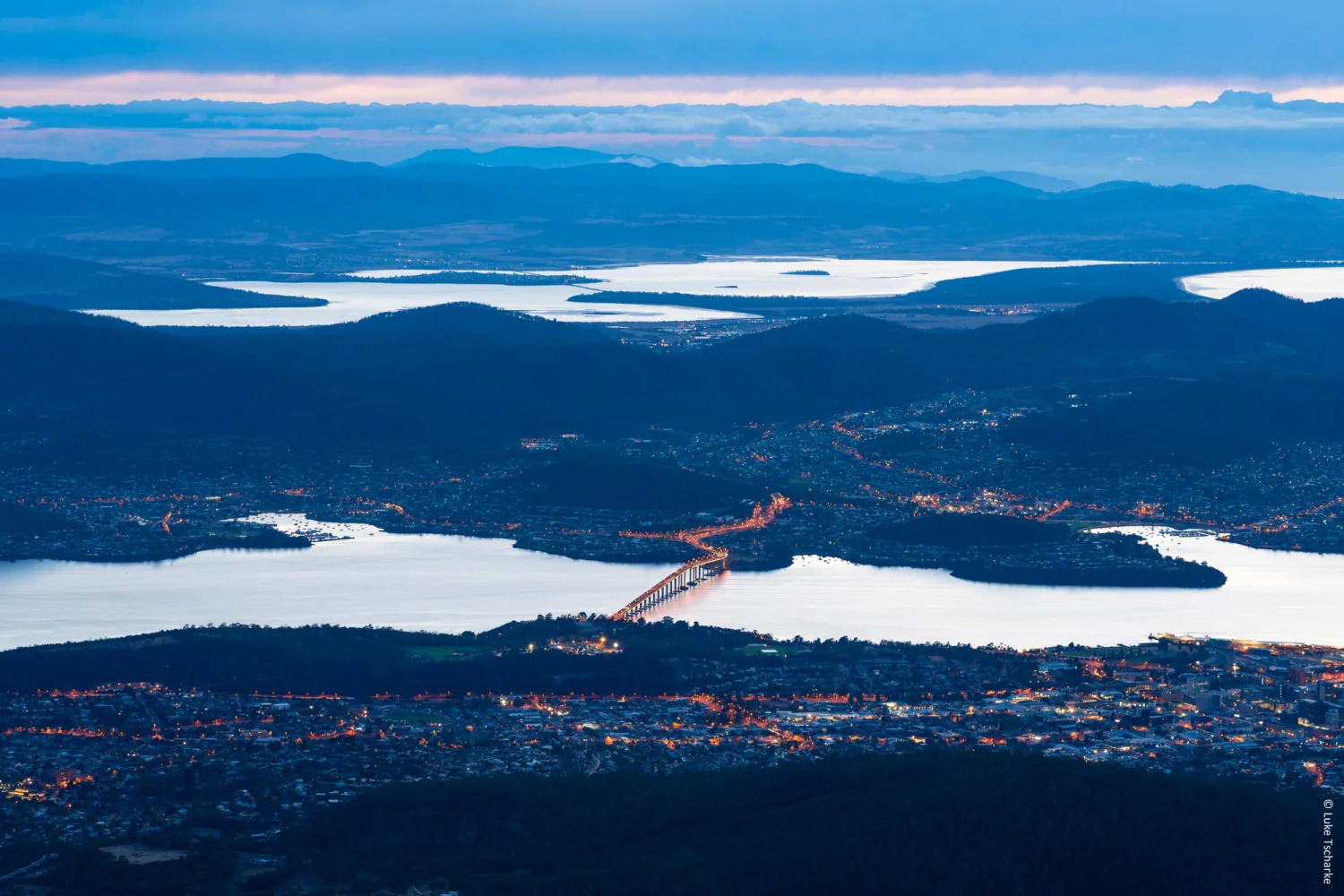 View of Hobart from Mount Wellington-Tasmania